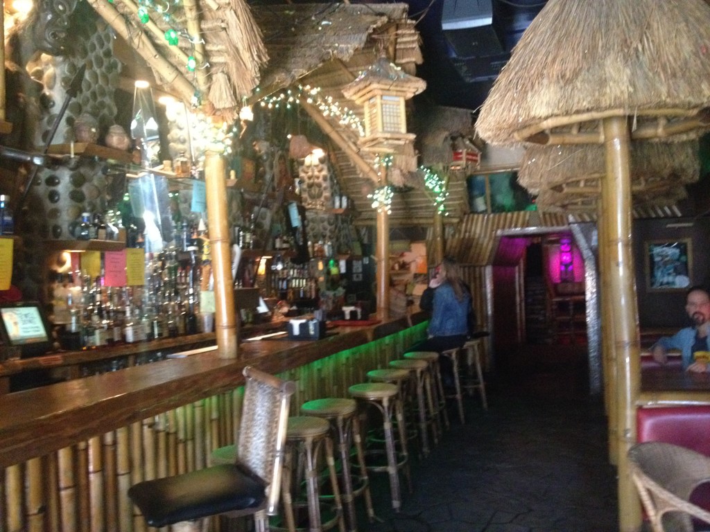 The front room at The TIki Lounge