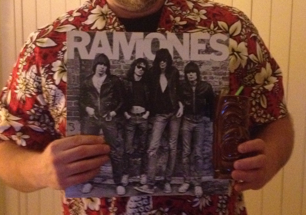 Ramones Album and Tiki Mug