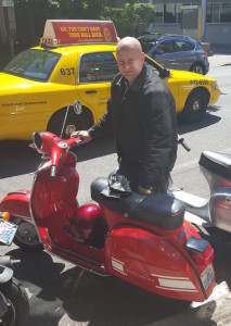 Ray with Vespa Rally 200