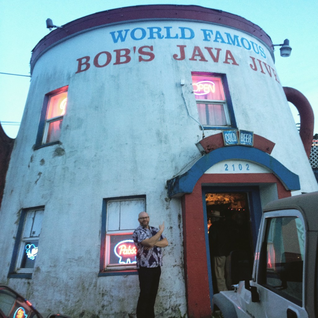 Ray in front of Bobs Java Jive