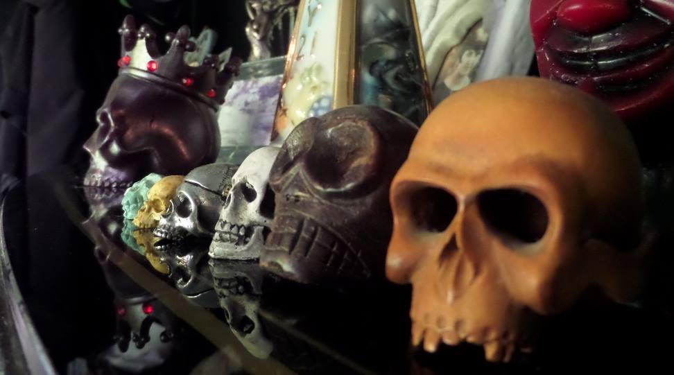 Skulls at Monkey Skull Voodoo Lounge