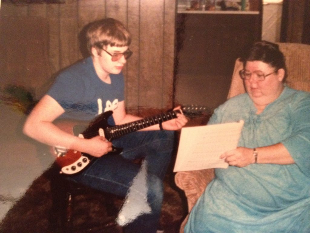 Ray playing guitar 13 years old