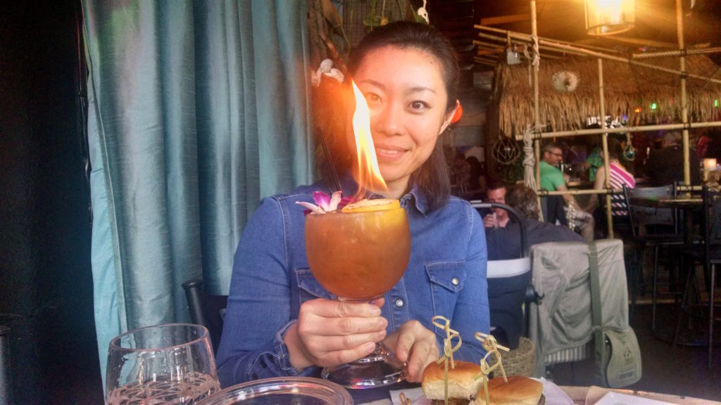 Hanjing with a Pahoehoe at Tacoma Cabana