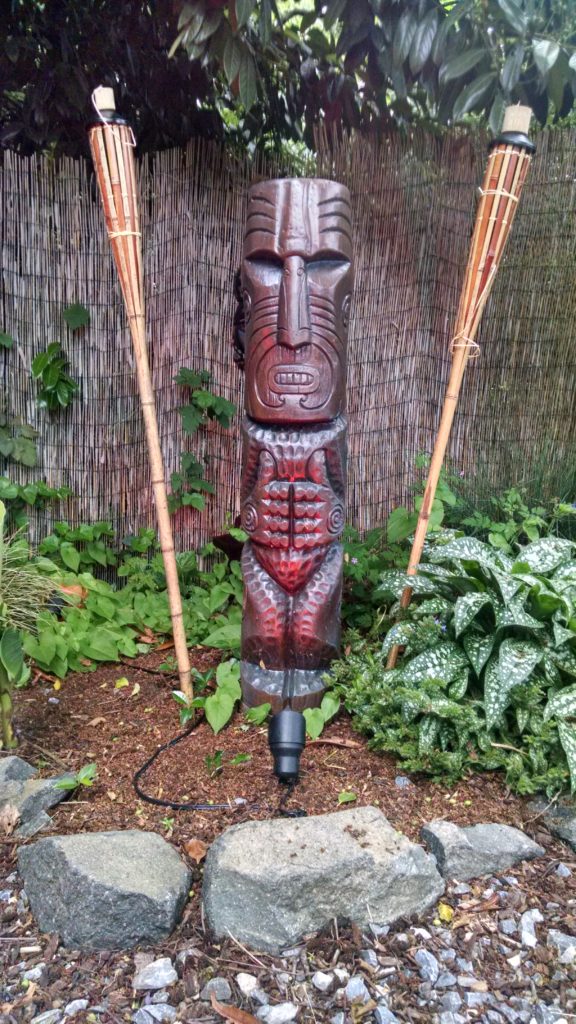 Tiki statue at the Moon Lagoon