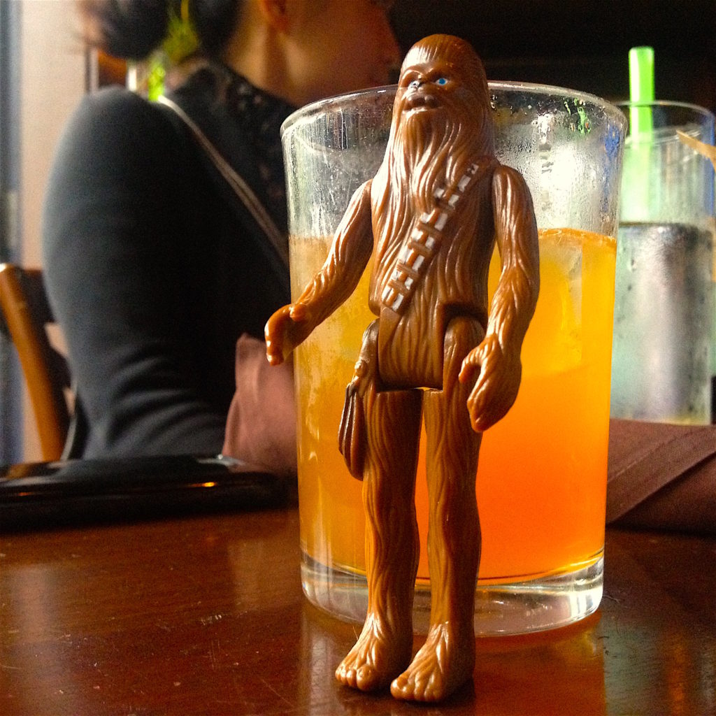 Chewie with the Philadelphia Fish House Punch