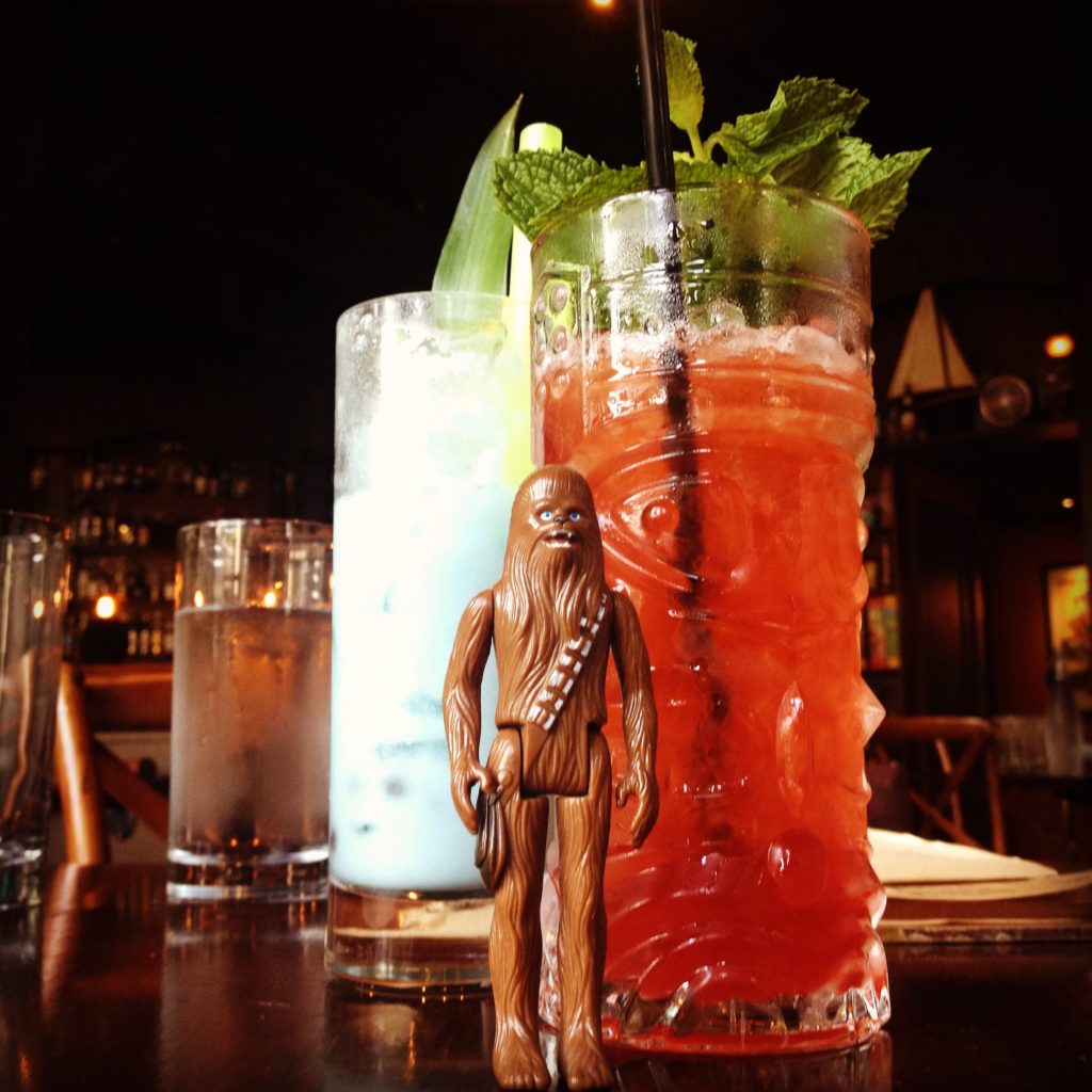 Chewbacca and a Tiki Drink at Rumba