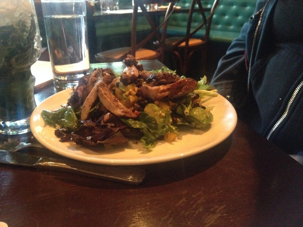 Caribbean Jerk Chicken Salad at Rumba