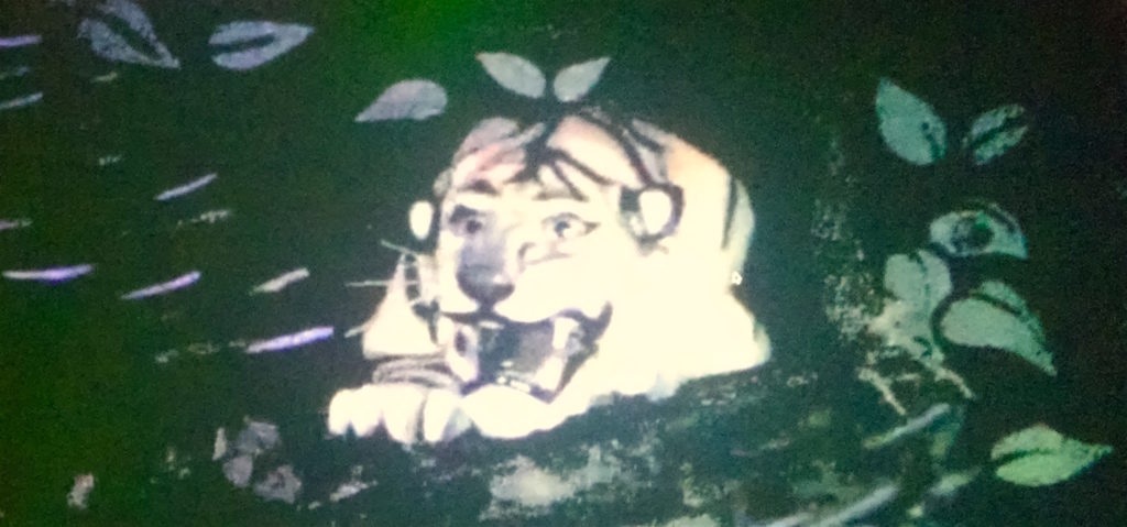 Tiger in The Knoebels Haunted Mansion