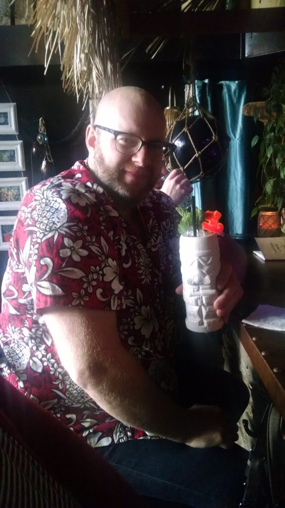 Ray with a Stormtrooper Swizzle at Tacoma Cabana