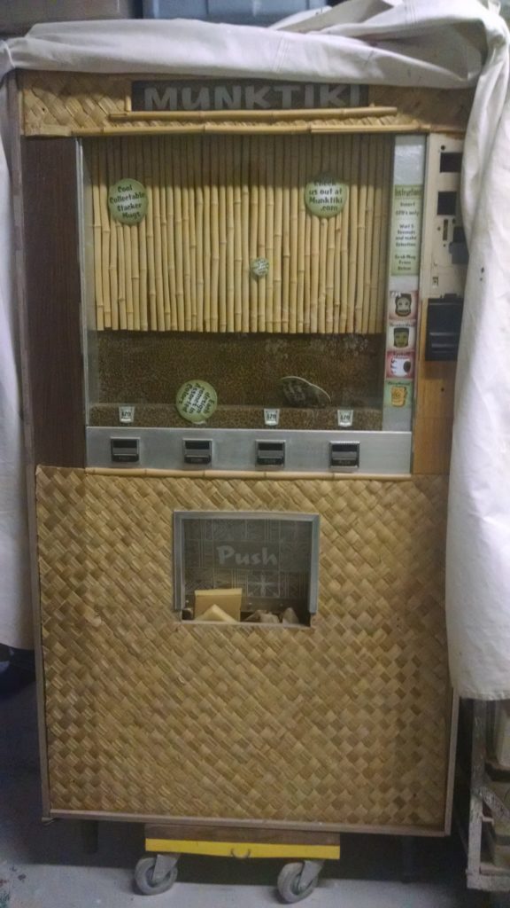 Tiki mug vending machine