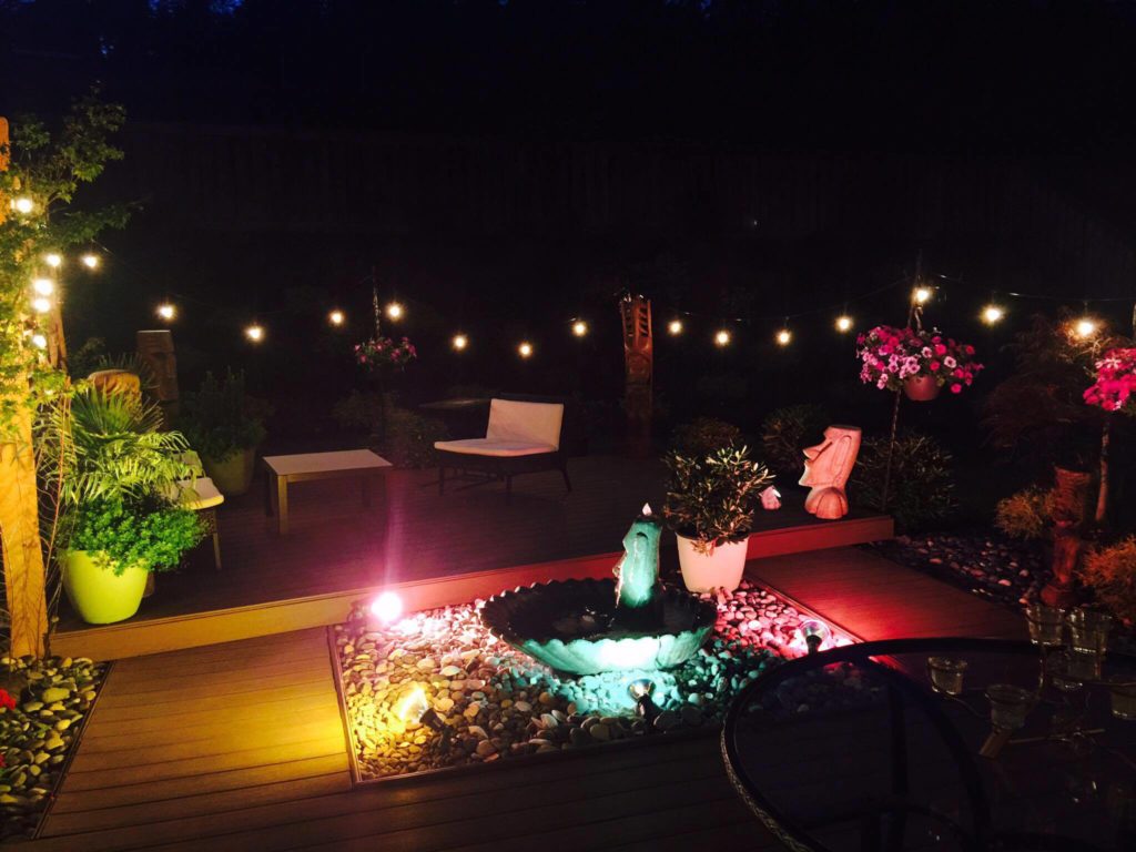 Cave Of Kungaloosh back porch at night