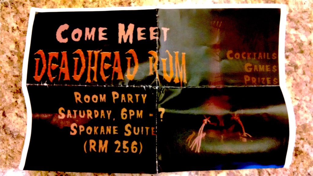 Deadhead rum party flyer