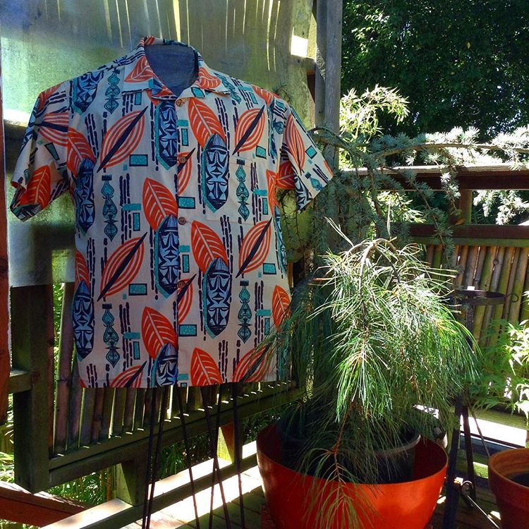 Sophista-Tiki Togs custom made Aloha shirt