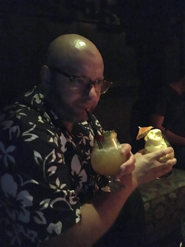 Ray with a Dole Whip and a 3 Dots And A Dash