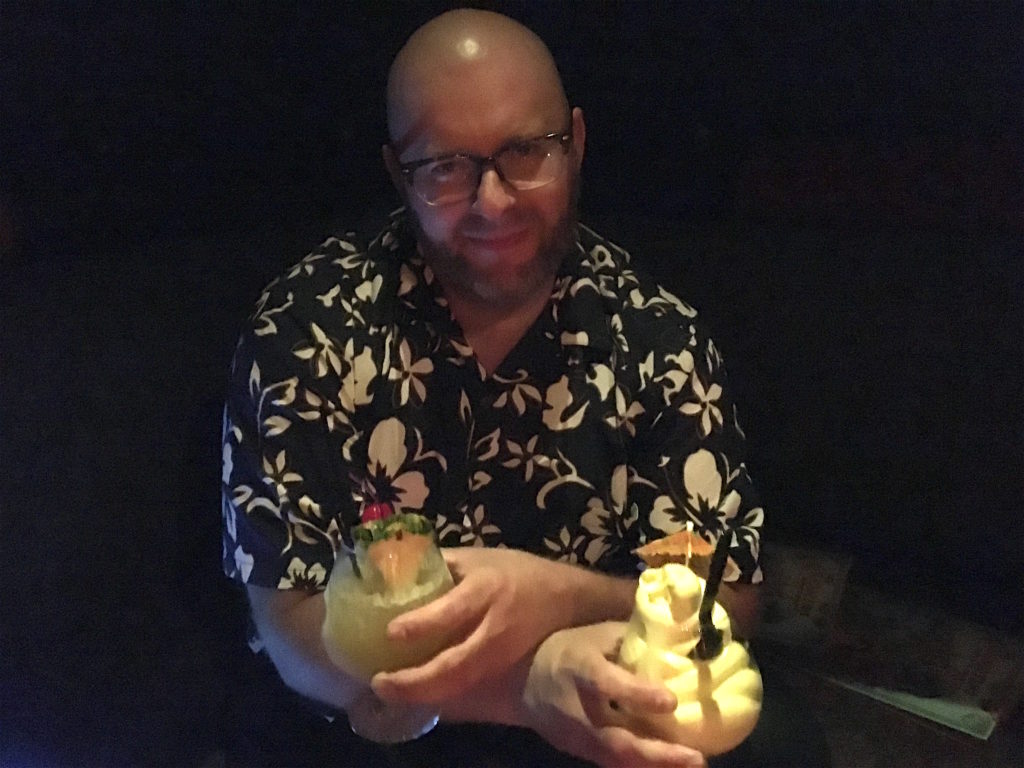 Ray with a Dole Whip and a 3 Dots And A Dash