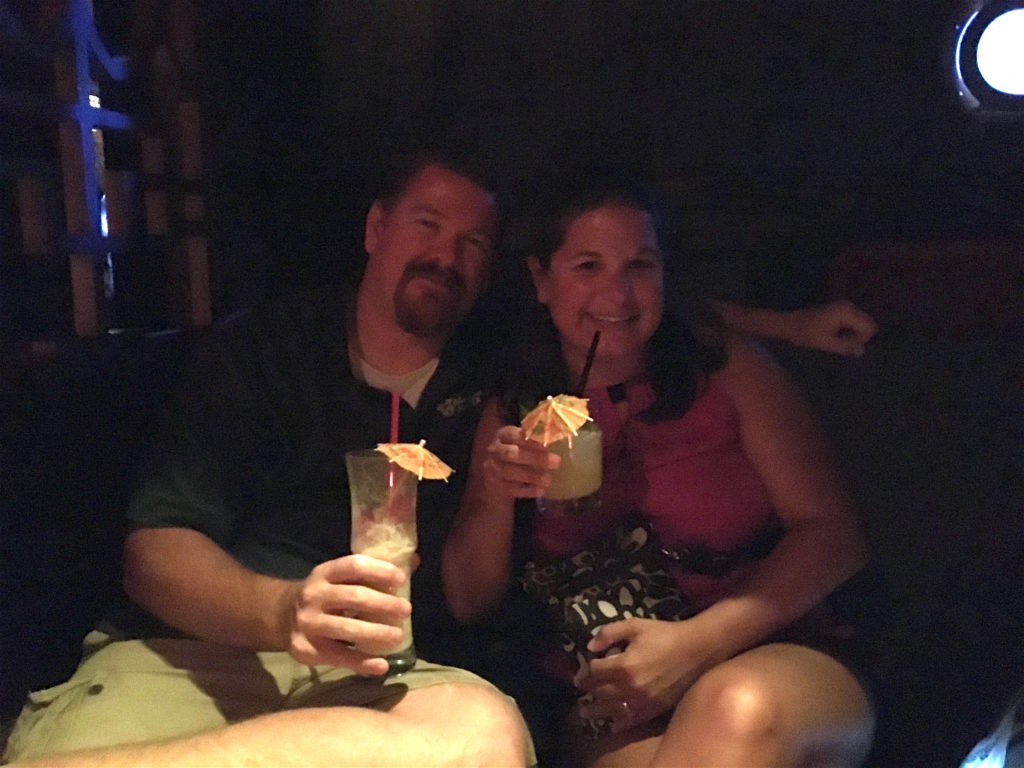 Doug and Stephanie at The Golden Tiki