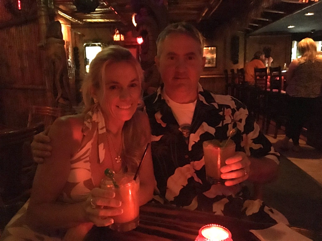 Tonia and Kent at Frankie's Tiki Room