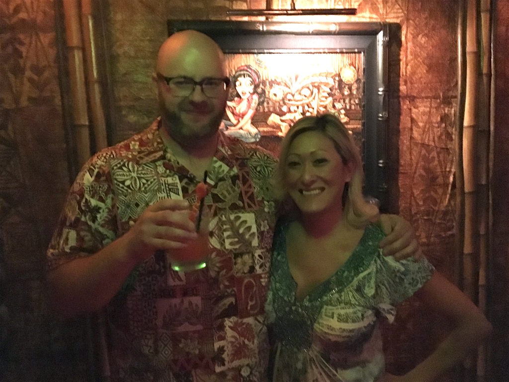 Tawnya.. The Tiki mixologist at Frankie's Tiki Room