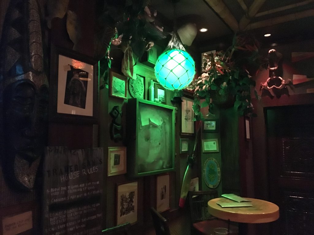 Trader Sam's decor