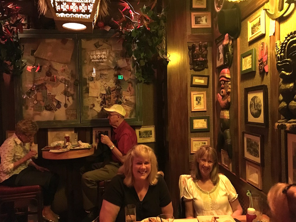 People enjoying themselves at Trader Sam's