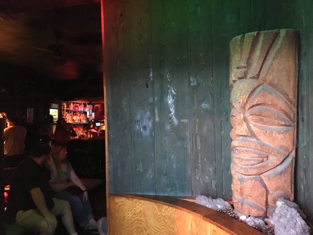 Going into The Tonga Hut