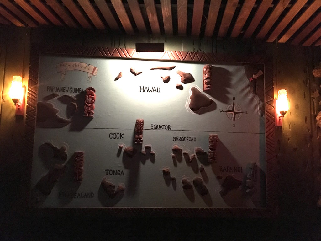 Map at Tonga Hut