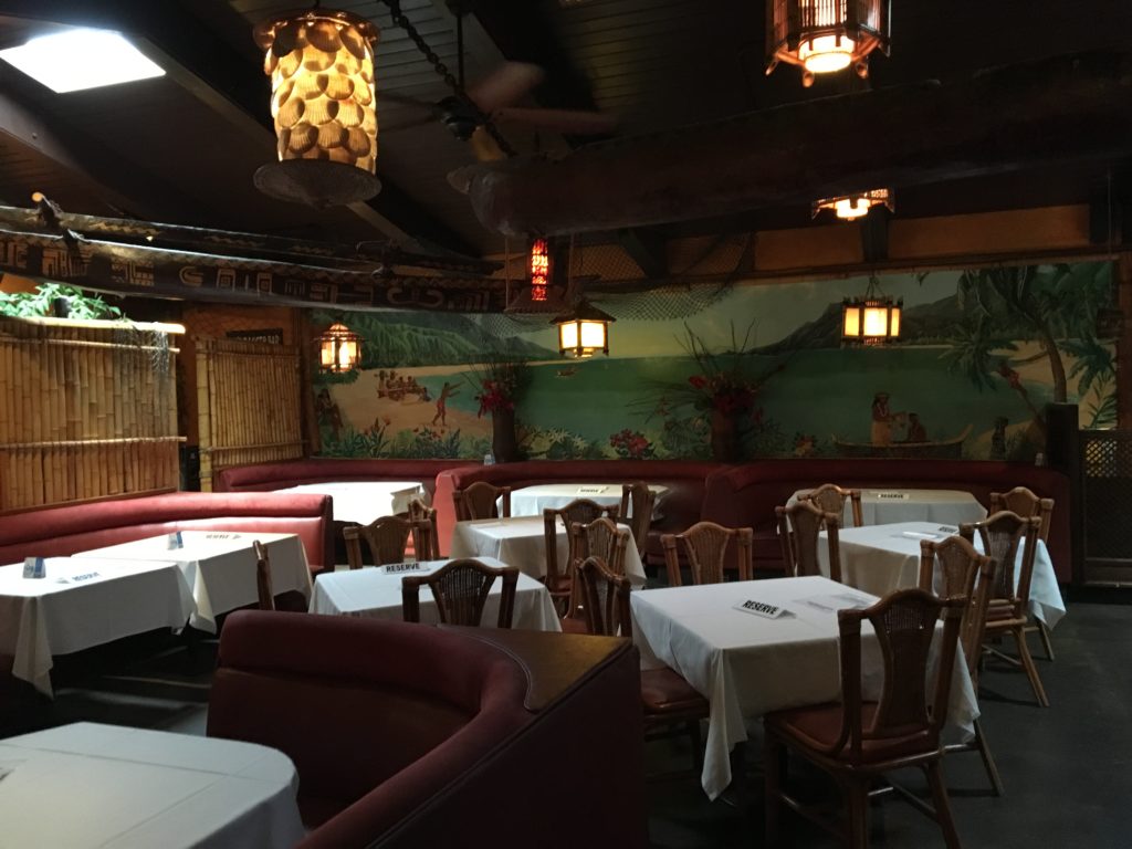 Main dining area at Don The Beachcomber