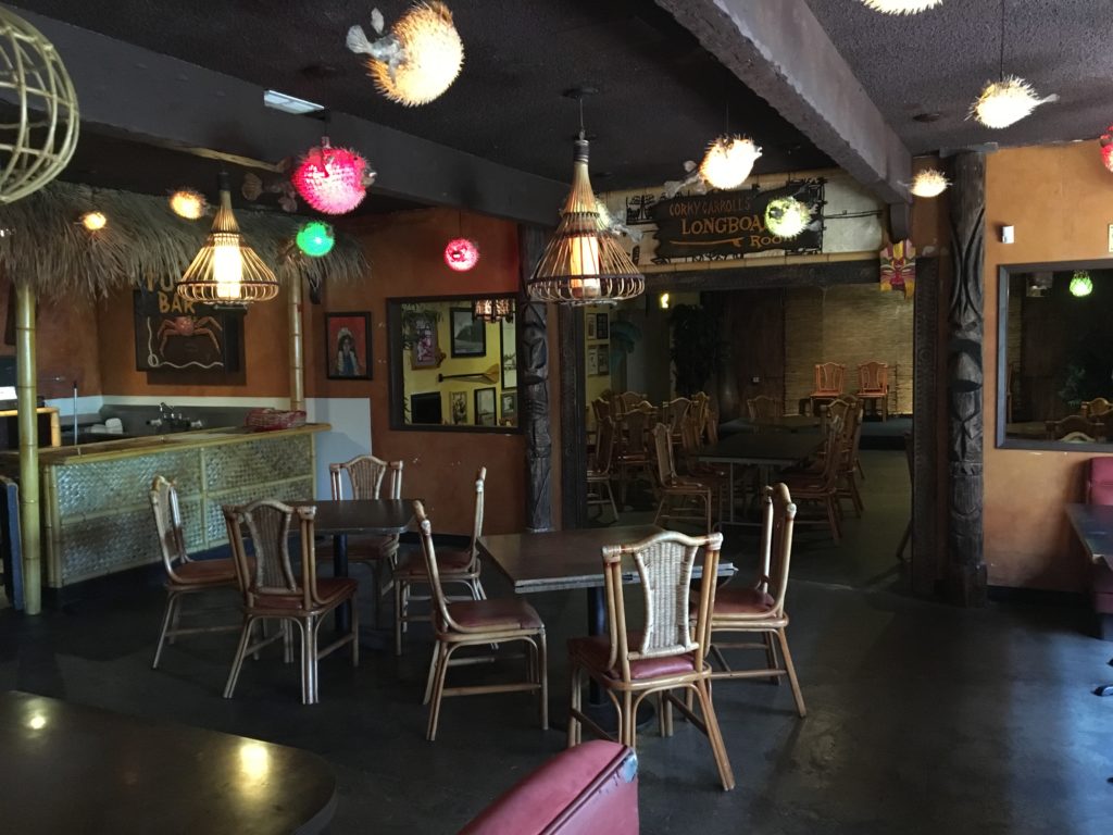 Front dining area at Don The Beachcomber