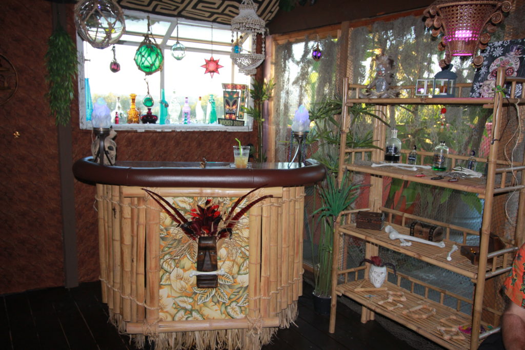 The Bar at Doctor Voodoo's Tiki Temple