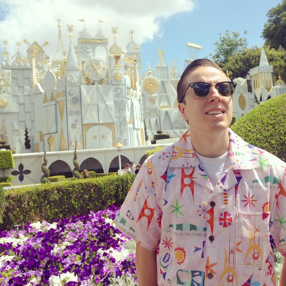 Brian Rechenmacher at Disneyland