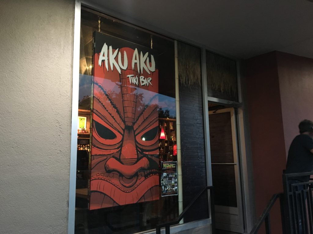 Aku Aku Tiki Bar Entrance