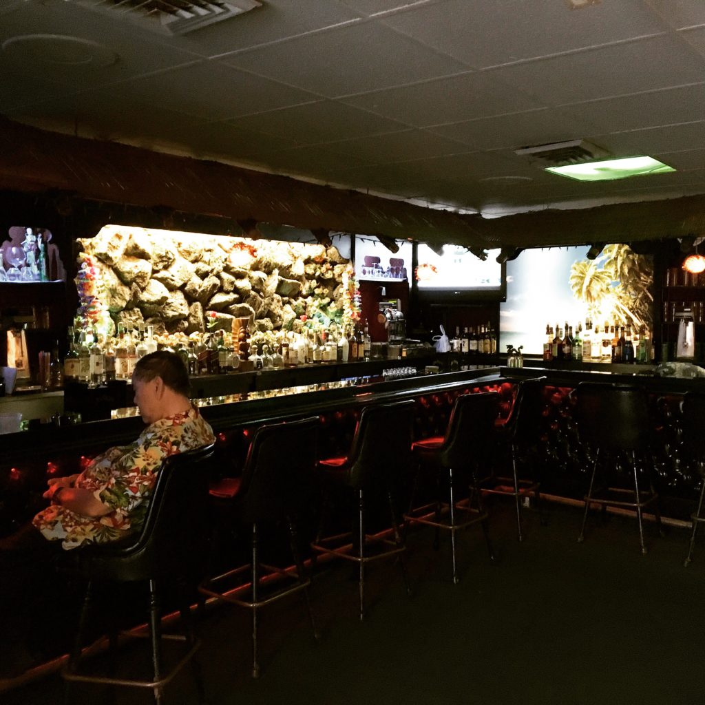 The bar at Lee's Hawaiian Islander