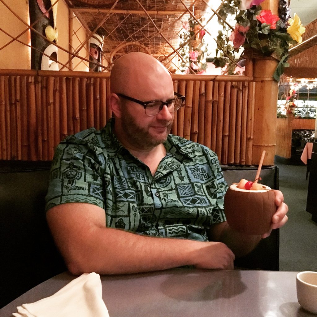 Ray with a Boco Loco at Lee's Hawaiian Islander