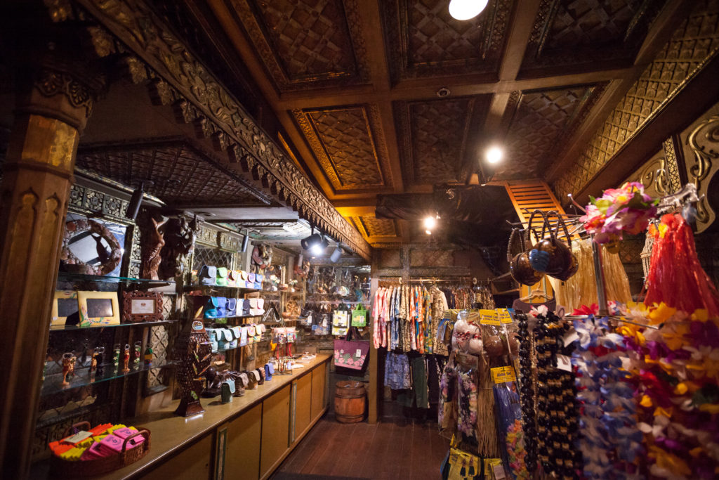 The gift shop at The Mai Kai