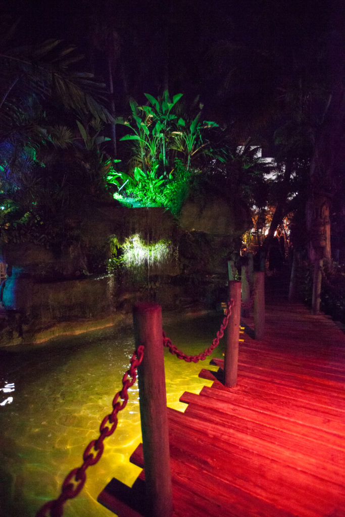 Mai Kai Tropical Garden at night