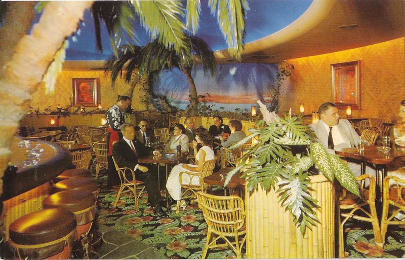 The Polynesian Room back in the day.