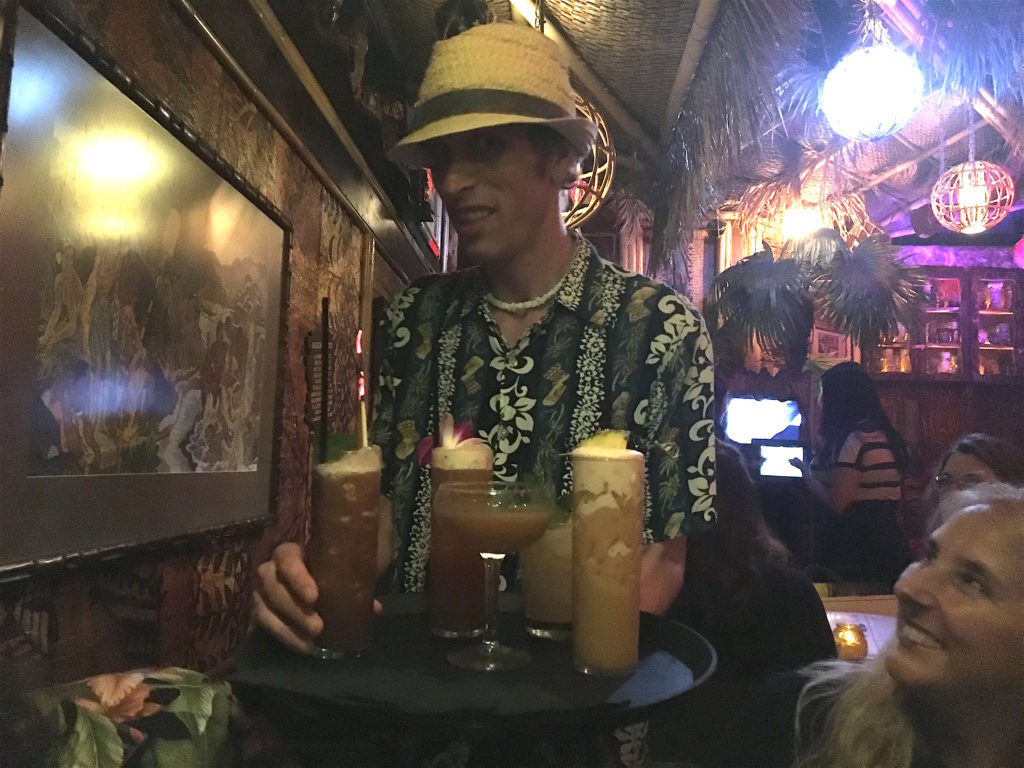 Tiki drinks at The Shameful Tiki Room