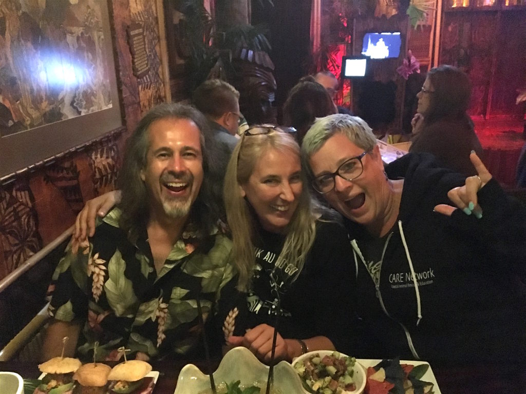 Brian Bernie and Monica at The Shameful Tiki Room