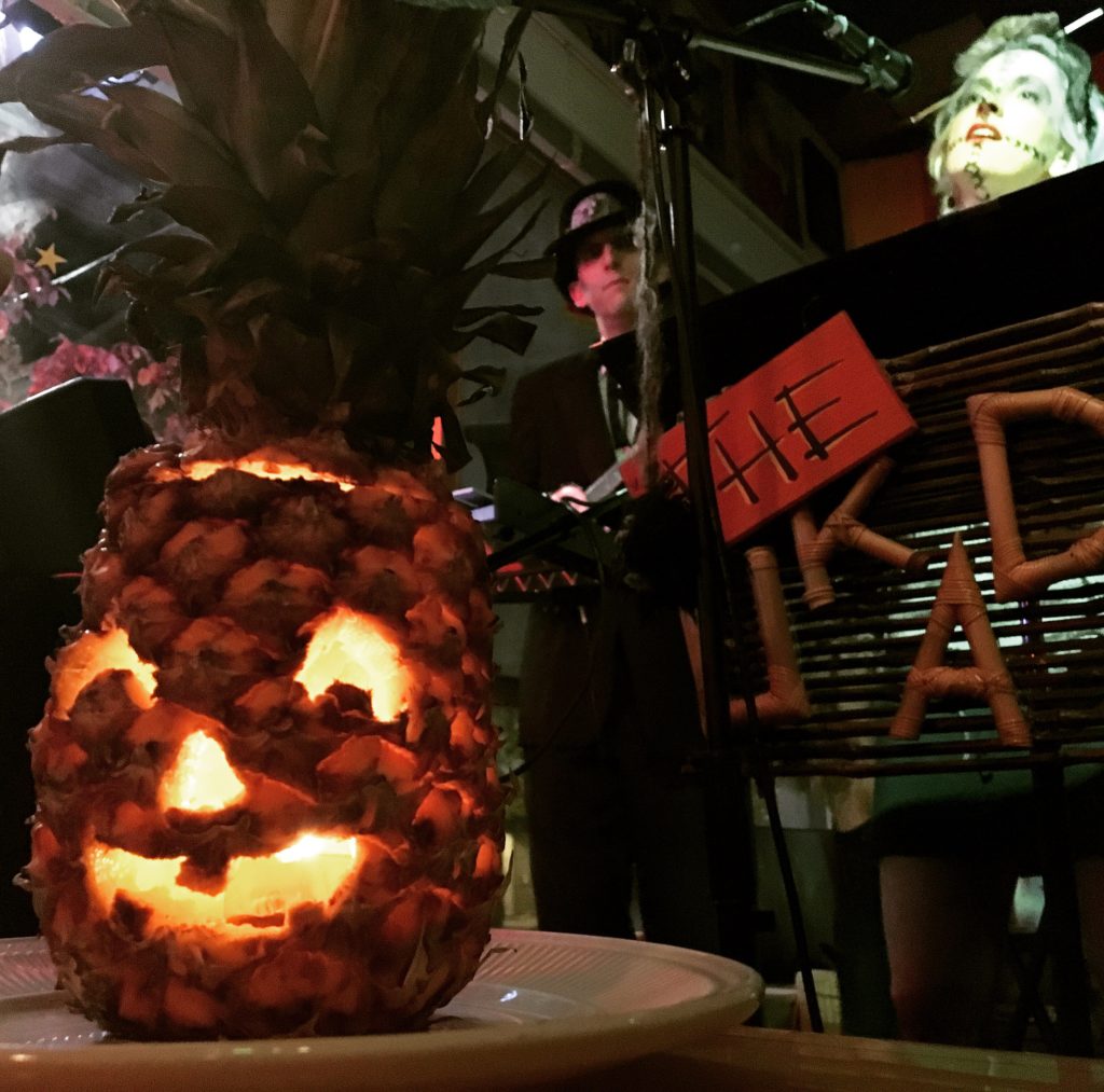 Pineapple Jack-O-Lantern