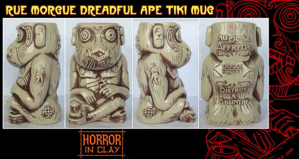 Rue Morgue Dreadful Ape Tiki Mug