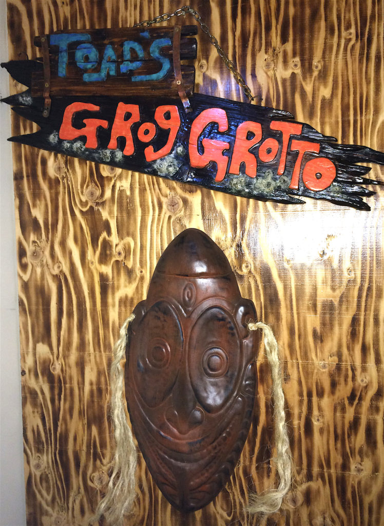 Toad's Grog Grotto Sign