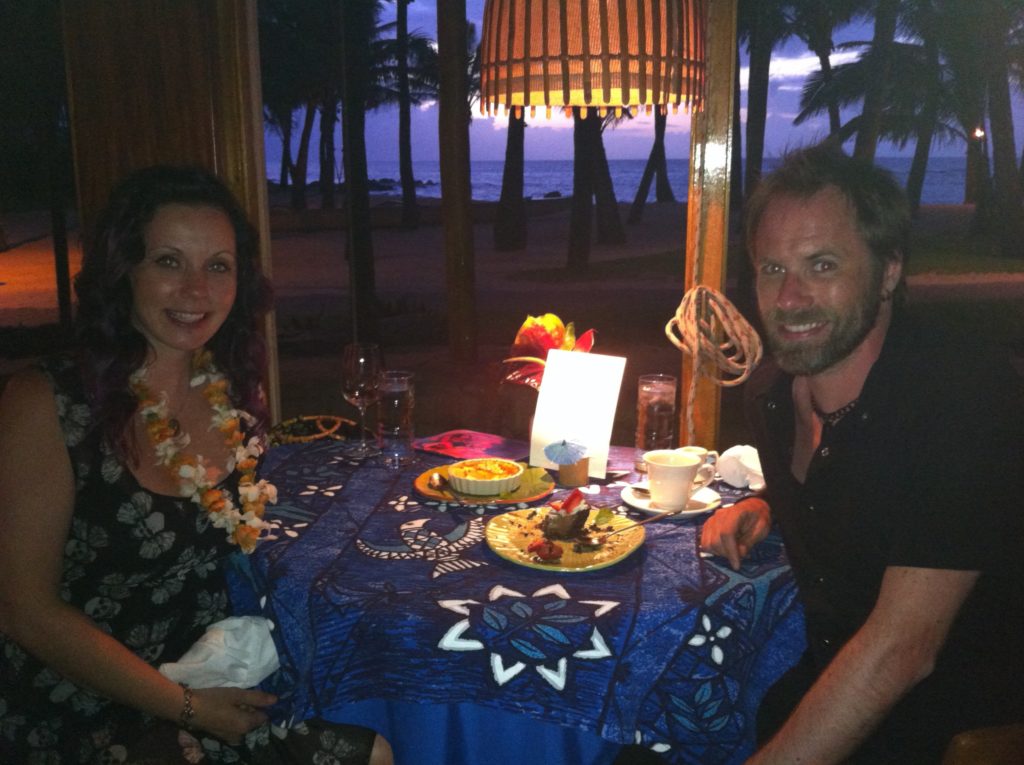 Josie and Mike at Mama's Fishhouse, Maui