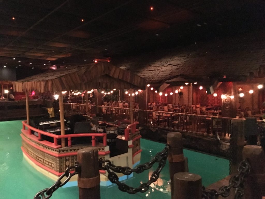 Where the band plays at The Tonga Room