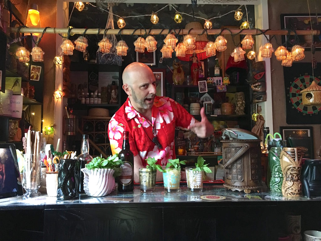 Buz Deadwax owner of The Alta Tiki Lounge