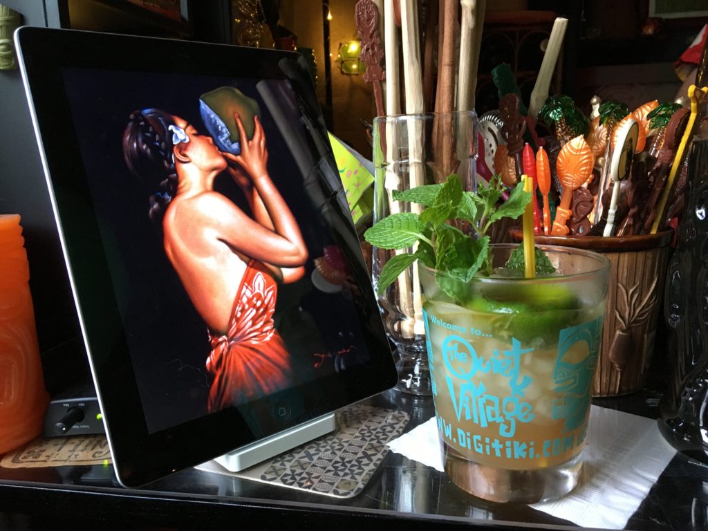 A Mai Tai at The Alta Tiki Lounge