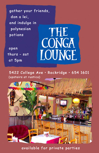Conga Lounge Flyer