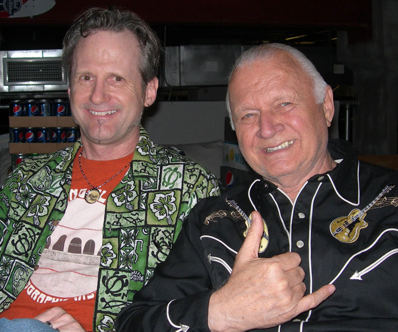 Jim "Hurricane" Hayward with Dick Dale