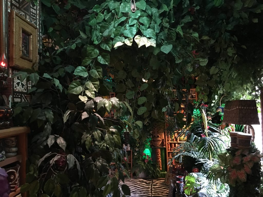 The Tiki Jungle at Wendy and Dan Cevola's home