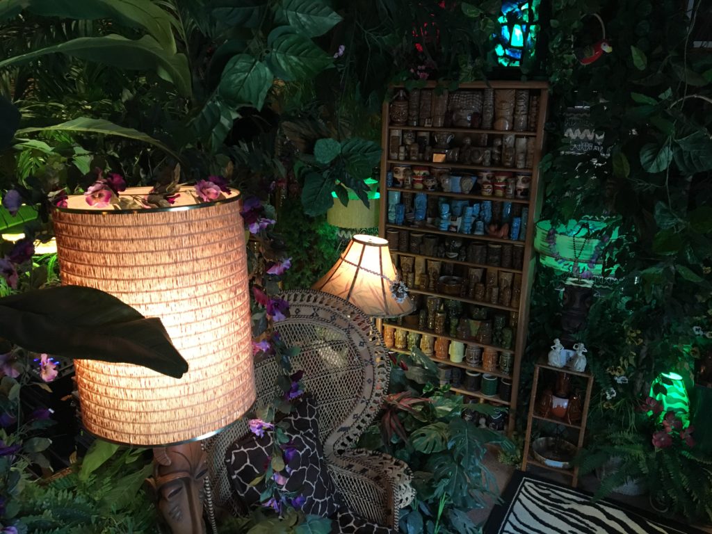 The Tiki Jungle Room at Wendy and Dan Cevola's home