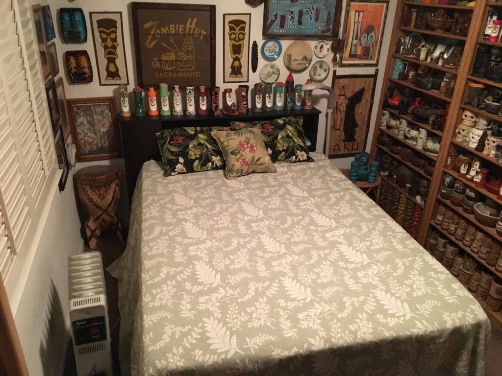 The Tiki Library Bedroom